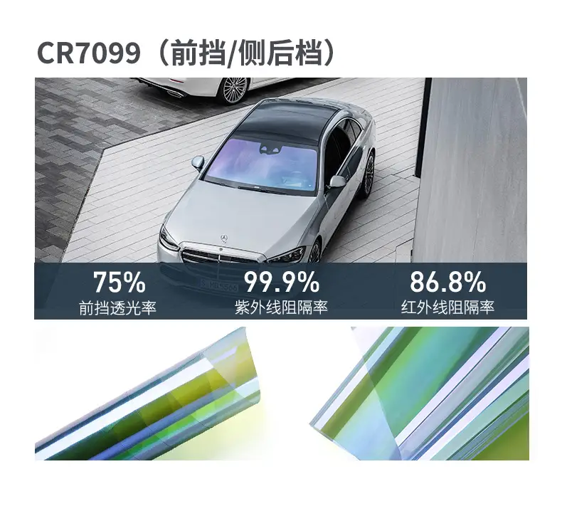 Car Window Film, High Heat Insulation, Sun Protection, Front Windshield Glass Film, Explosion-Proof Solar Film, Full Range of Car Window Film, Wholesale by the Roll — feature 28