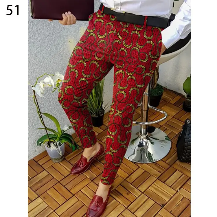 2026 Plaid Slim Fit Men's Trousers European American - Image 15