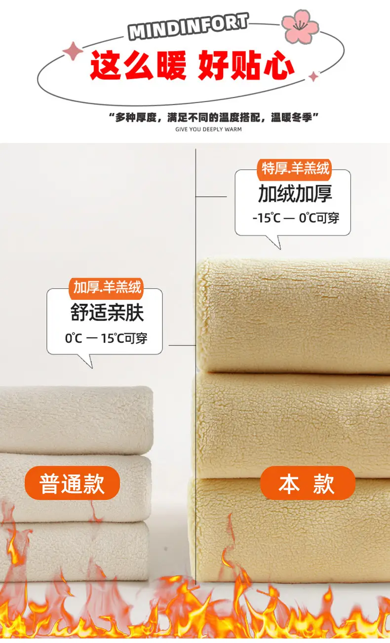 Girls' Deep Winter Warm White Velvet Pants — feature 21