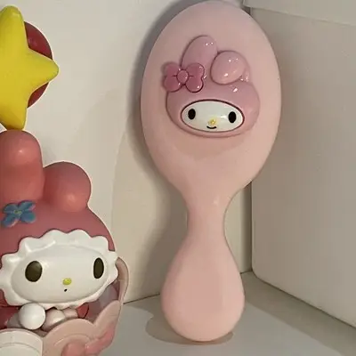 Cute Cartoon Hair Brush for Girls Pink - Image 10