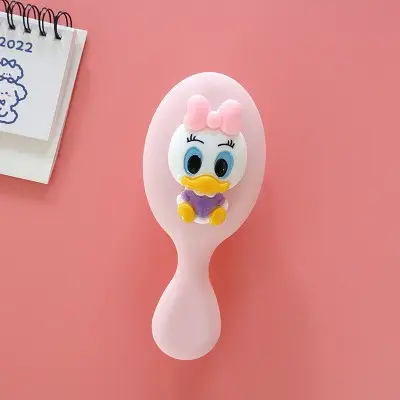 Cute Cartoon Hair Brush for Girls Pink - Image 5