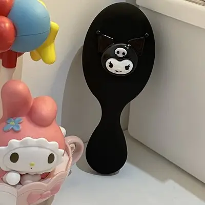 Cute Cartoon Hair Brush for Girls Pink - Image 7