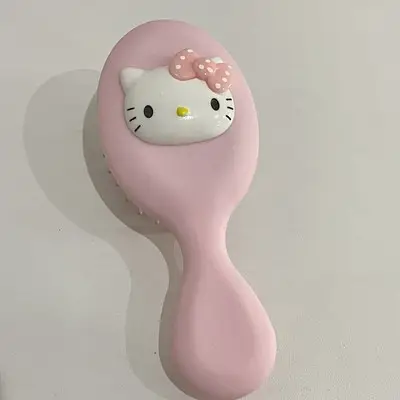 Cute Cartoon Hair Brush for Girls Pink - Image 9