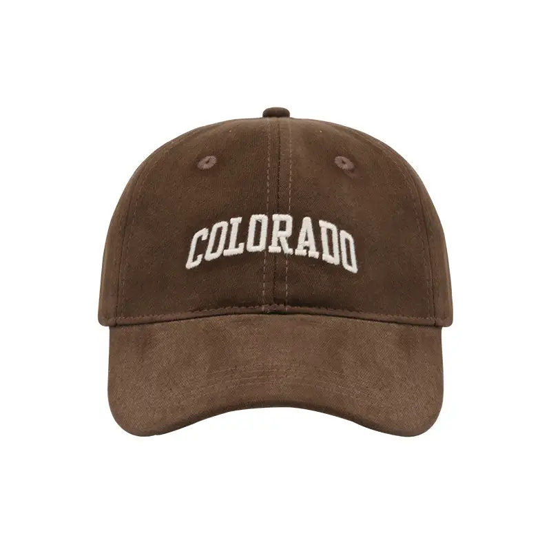 Colorado Baseball Cap Brown Men's Windproof Winter
