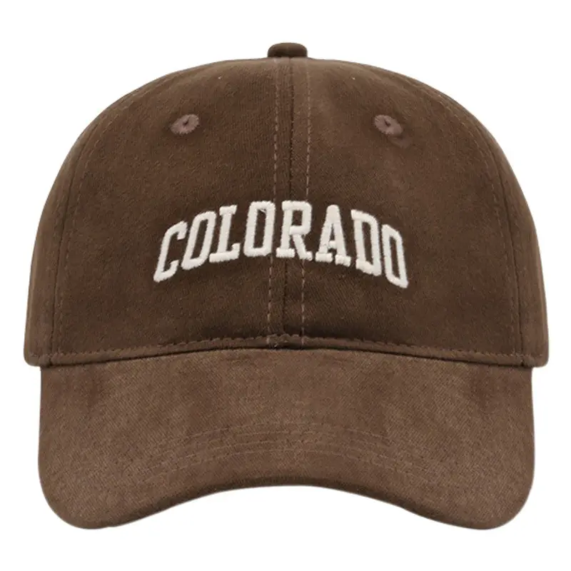Colorado Baseball Cap Brown Men's Windproof Winter