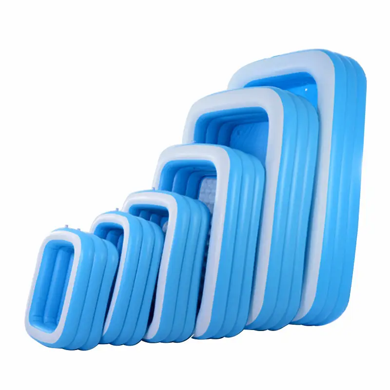Summer Eco-friendly PVC Three-layer Thickened Wear-resistant Large Outdoor Play Pool Children's Household Inflatable Swimming Pool