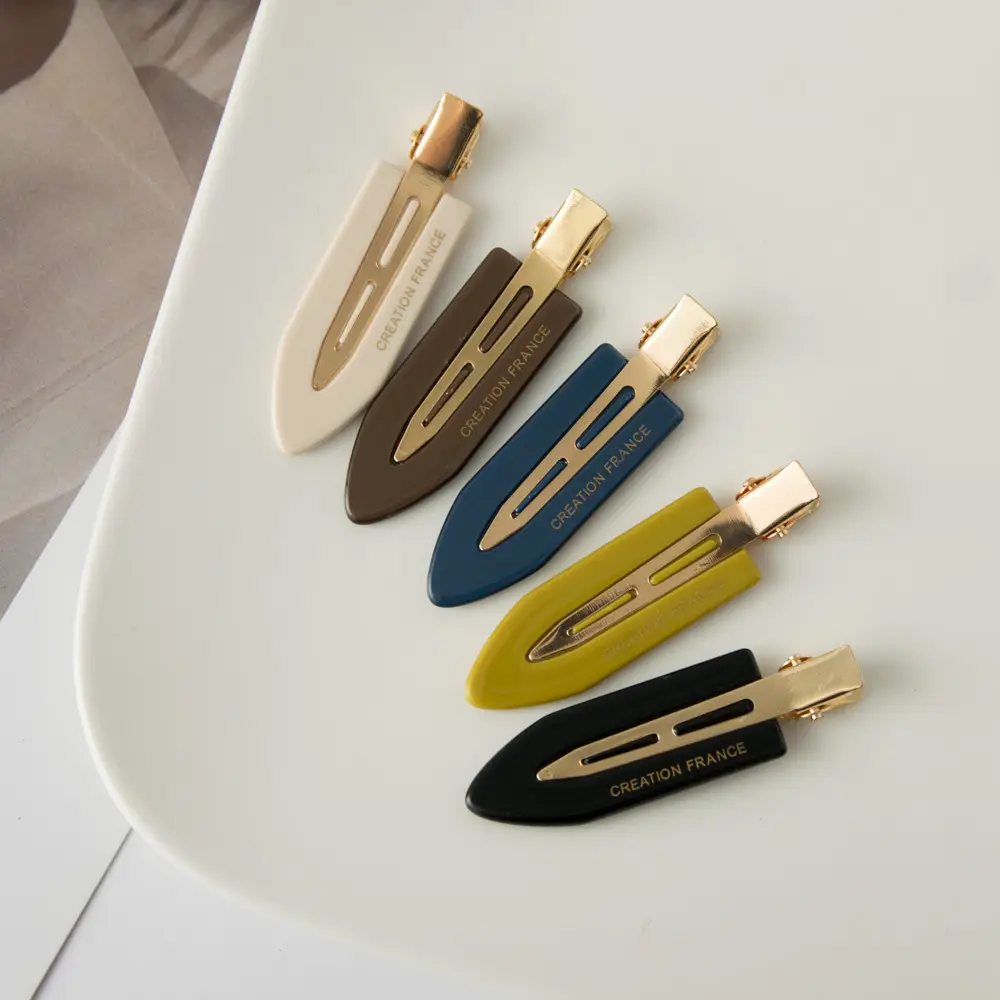 Elegant Light Luxury Hair Clips Gold All-match Bangs Clip - Image 6