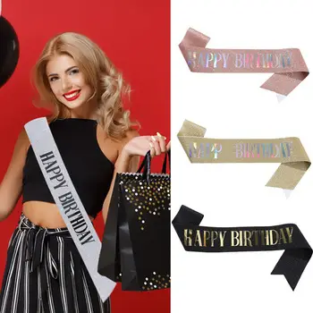 New Birthday Rhinestone Letter Headband for Girls — feature 6