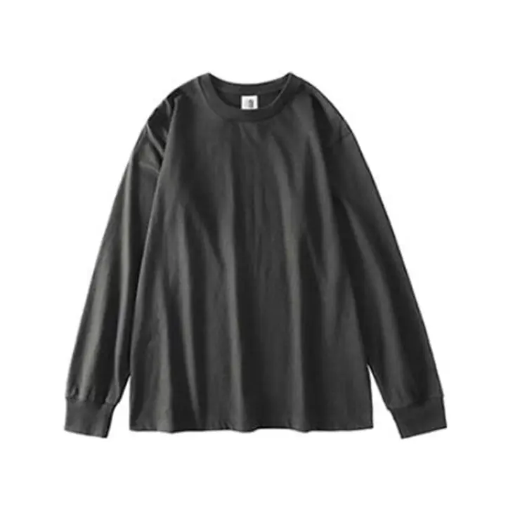 Long Sleeve T-Shirt White Black Cream Night Gray
