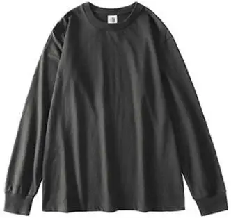 Long Sleeve T-Shirt White Black Cream Night Gray