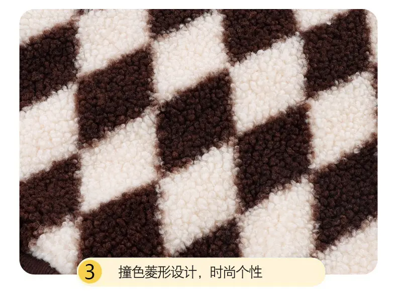 Children's Green Diamond Velvet Sweatshirt Autumn Winter Boys Girls — feature 12