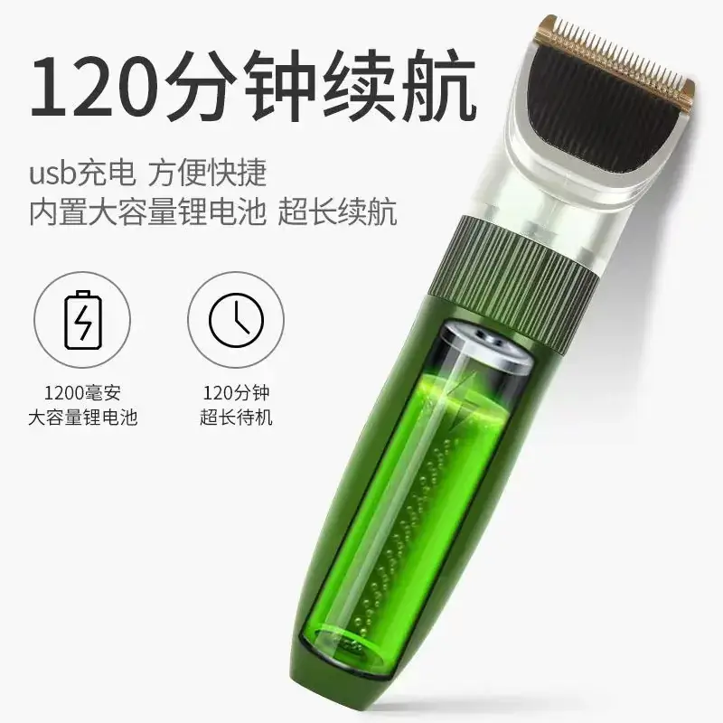Rechargeable Ceramic Hair Clipper with 7 Blades - Image 15