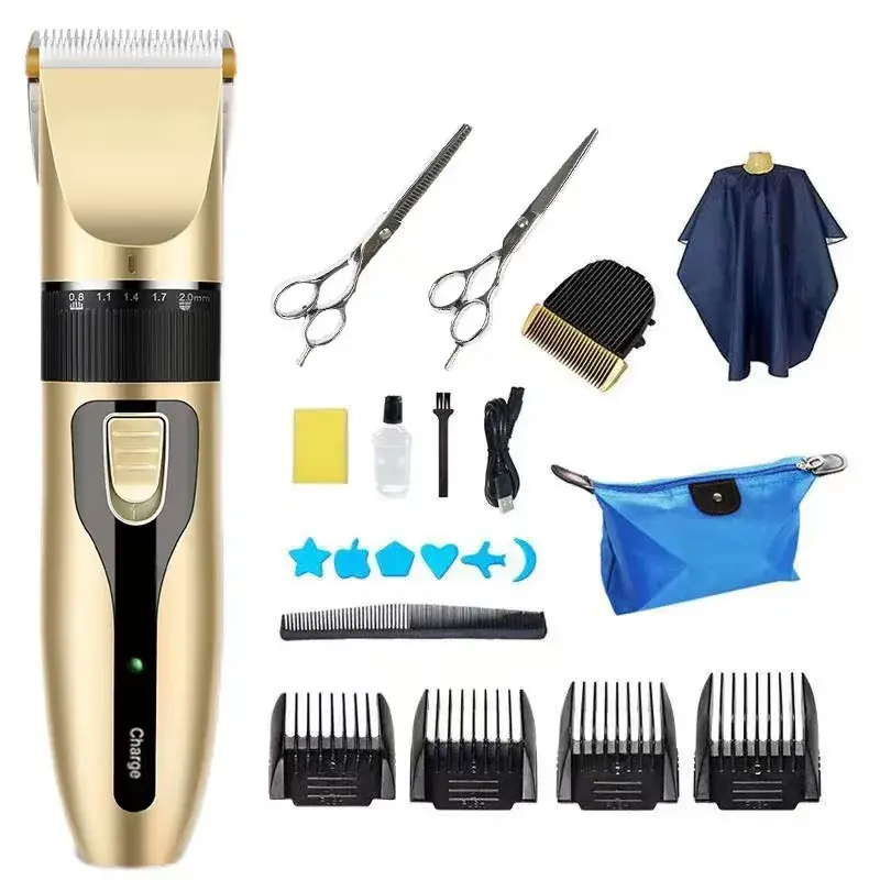 Rechargeable Ceramic Hair Clipper with 7 Blades - Image 5