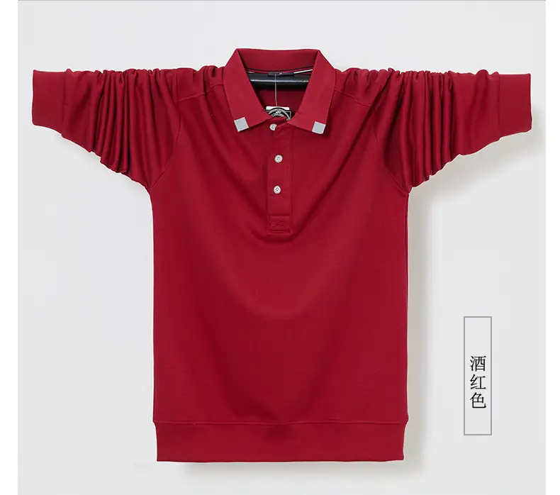 Men's Red Polo Shirt Extra Large 2026 New Arrival — feature 6