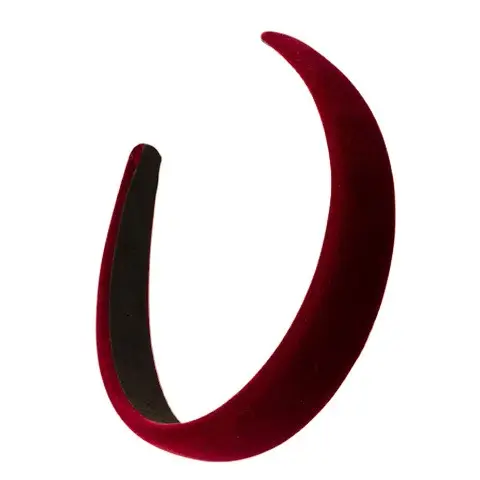 Autumn Winter Velvet Headband Black Red Non-Slip - Image 14