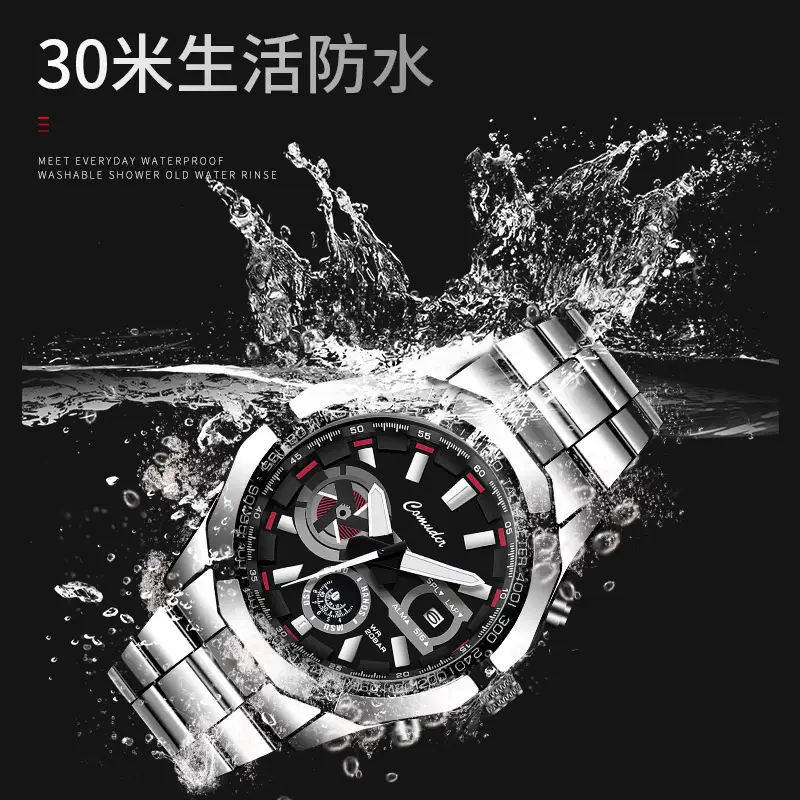 Men's Luxury Mechanical Watch with Large Dial & Waterproof Design - Image 9