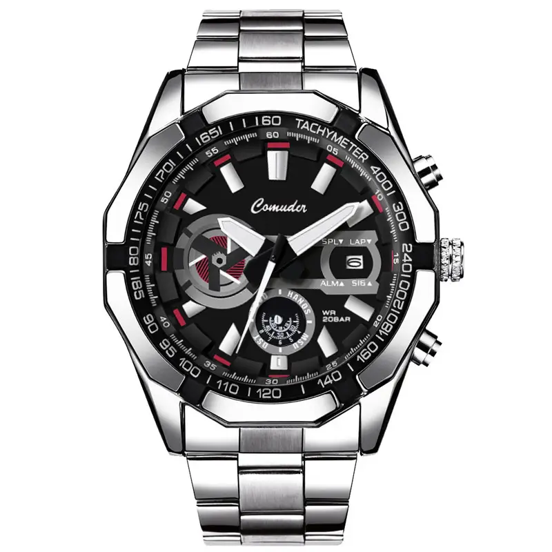 Men's Luxury Mechanical Watch with Large Dial & Waterproof Design - Image 3