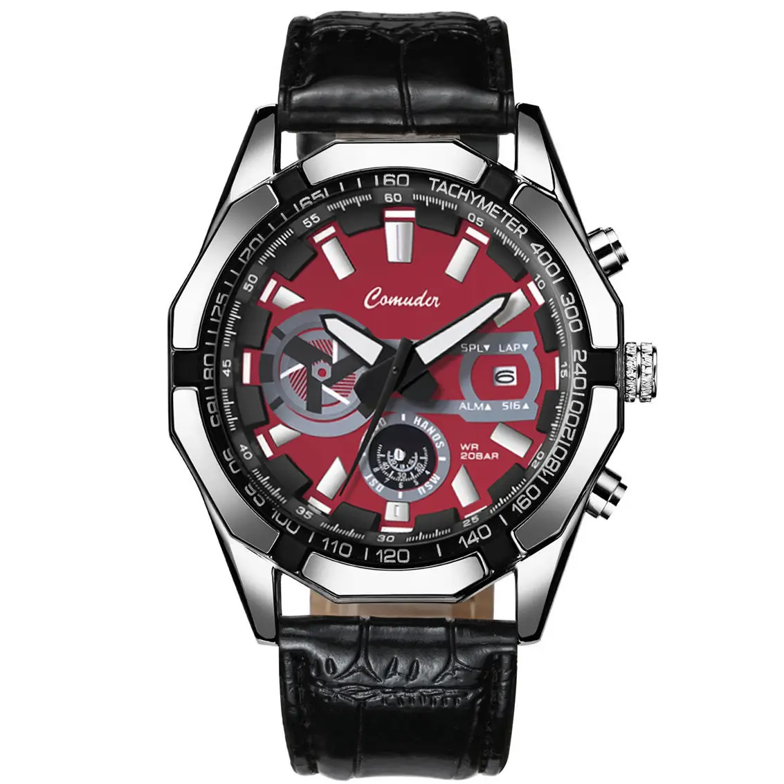 Men's Luxury Mechanical Watch with Large Dial & Waterproof Design - Image 4
