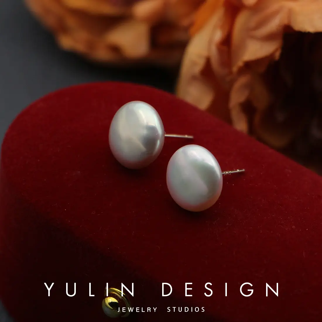 925 Sterling Silver Natural Freshwater Heart Earrings - Image 4