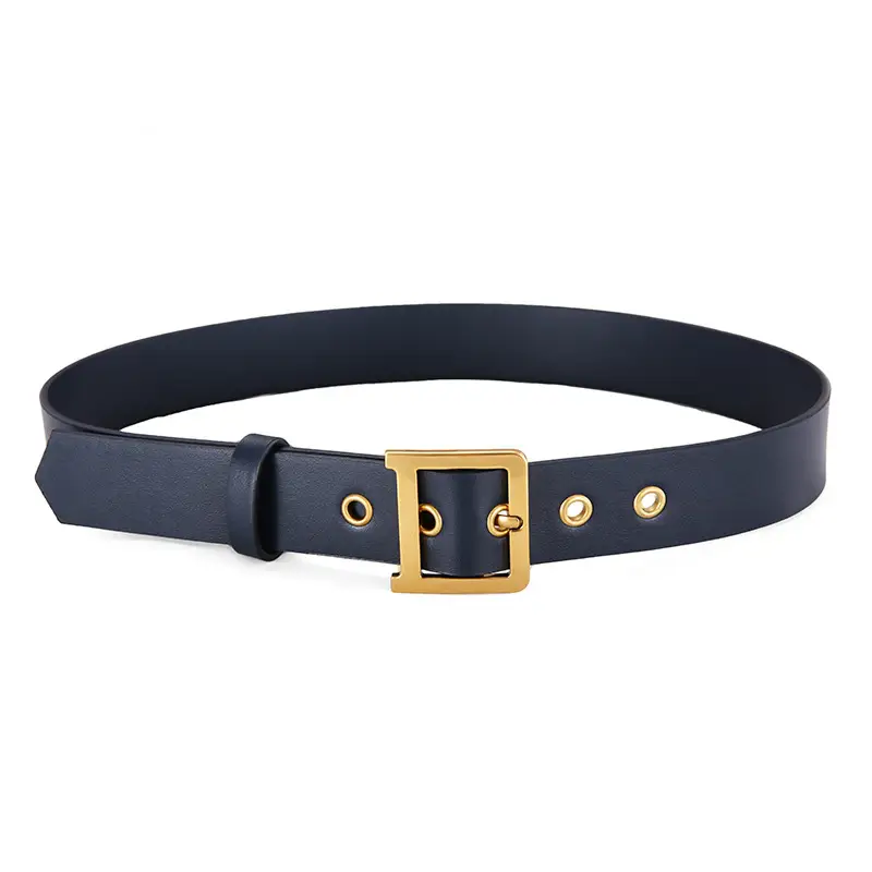 Red Vintage Genuine Leather Belt for Women - Image 5