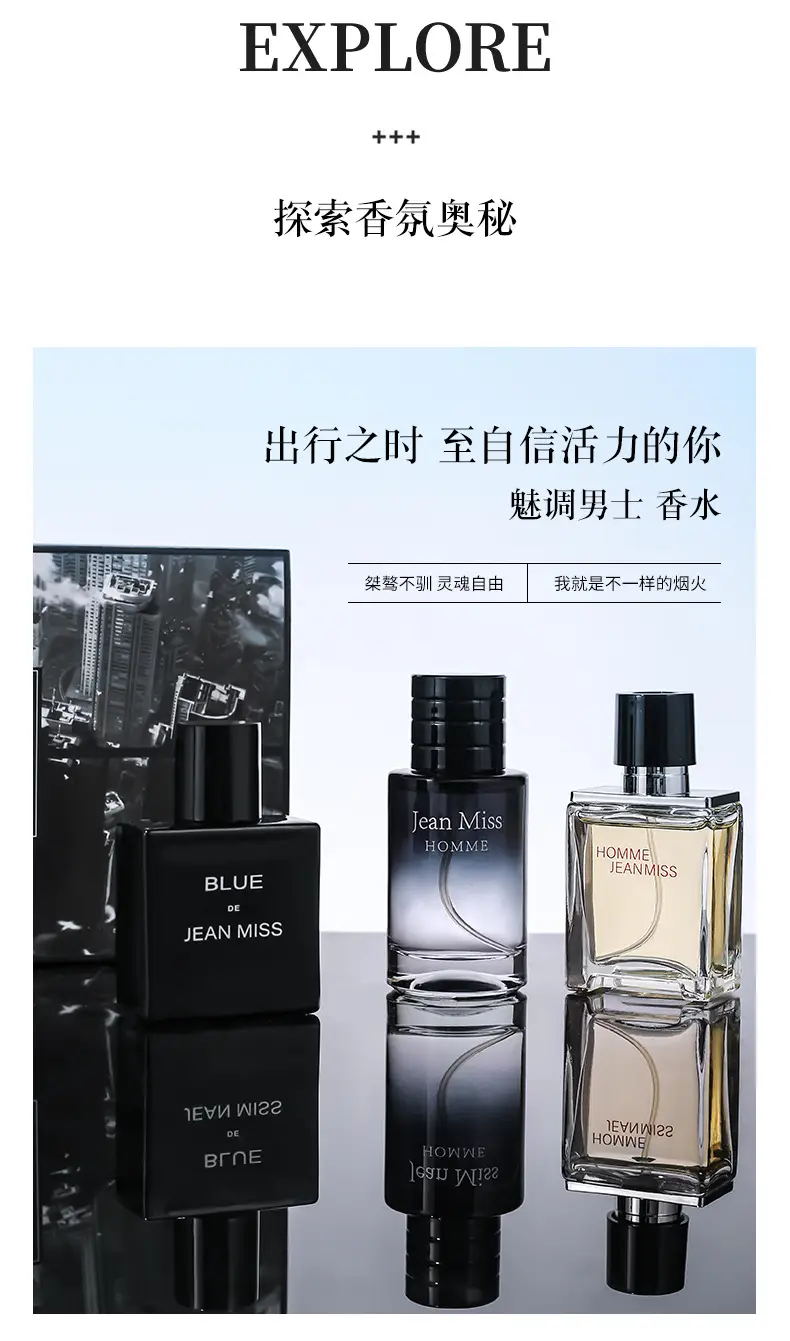 Jean Miss Blue & Orange Perfume for Men Women — feature 12