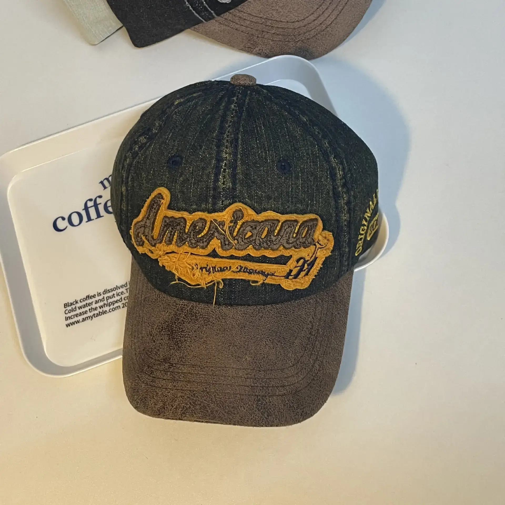 American Style Retro Distressed Cap for Women Men - Image 3