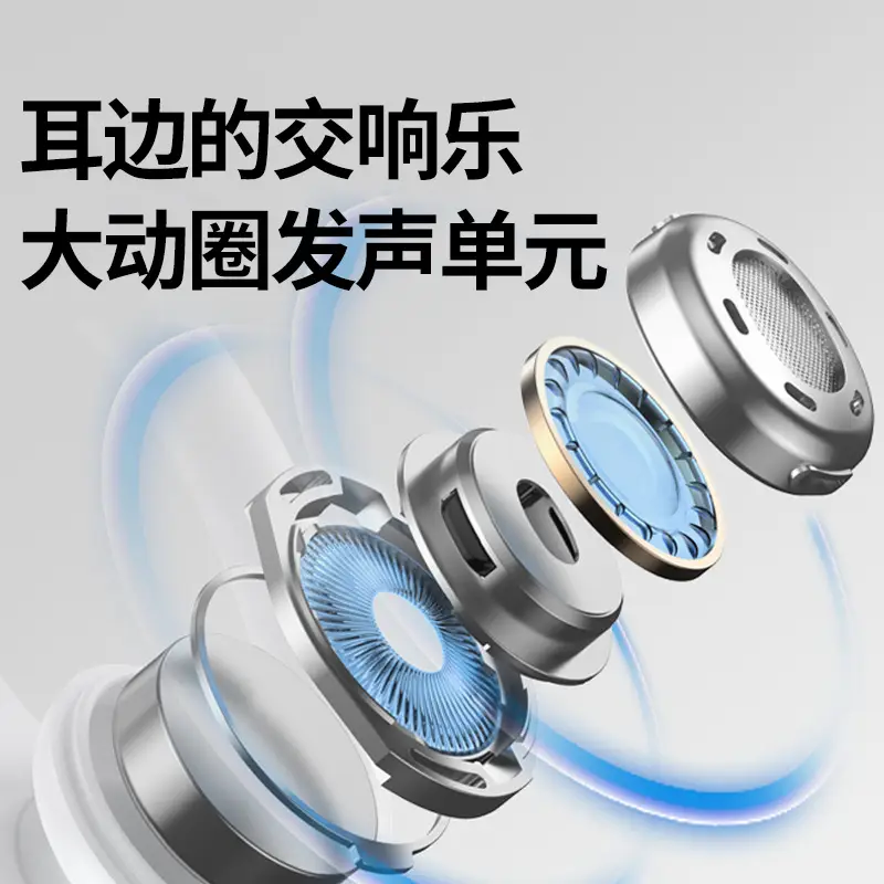Bluetooth Earphones with Power Display & Noise Reduction