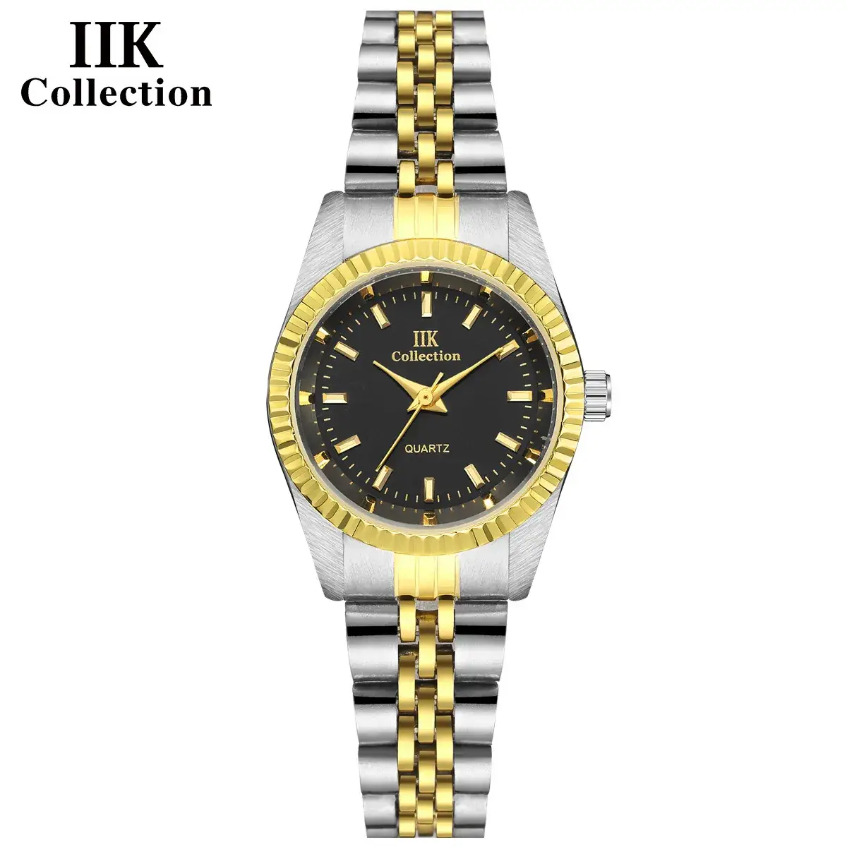 IIK Women's Green Quartz Watch Stainless Steel Strap - Image 2