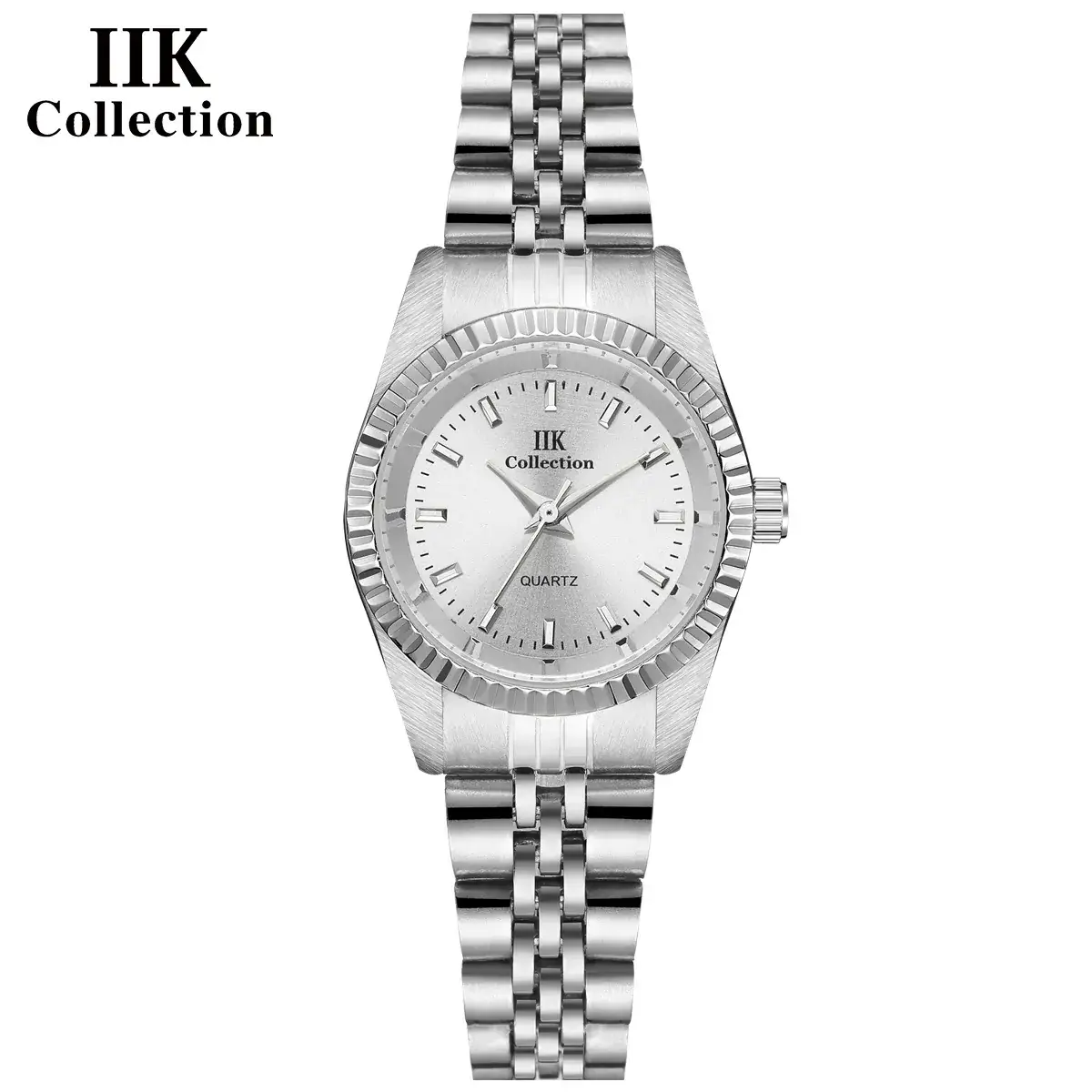 IIK Women's Green Quartz Watch Stainless Steel Strap - Image 6