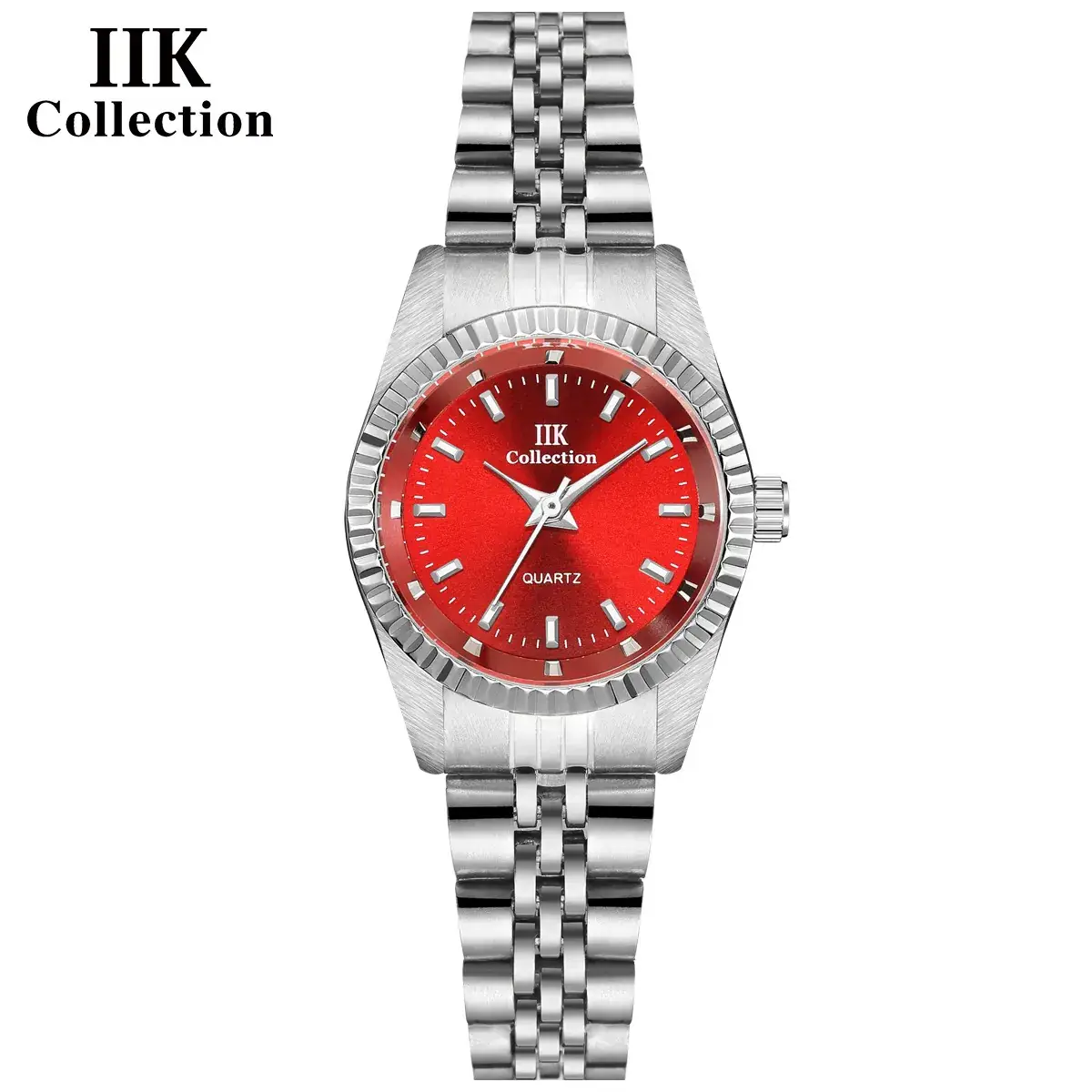 IIK Women's Green Quartz Watch Stainless Steel Strap - Image 7