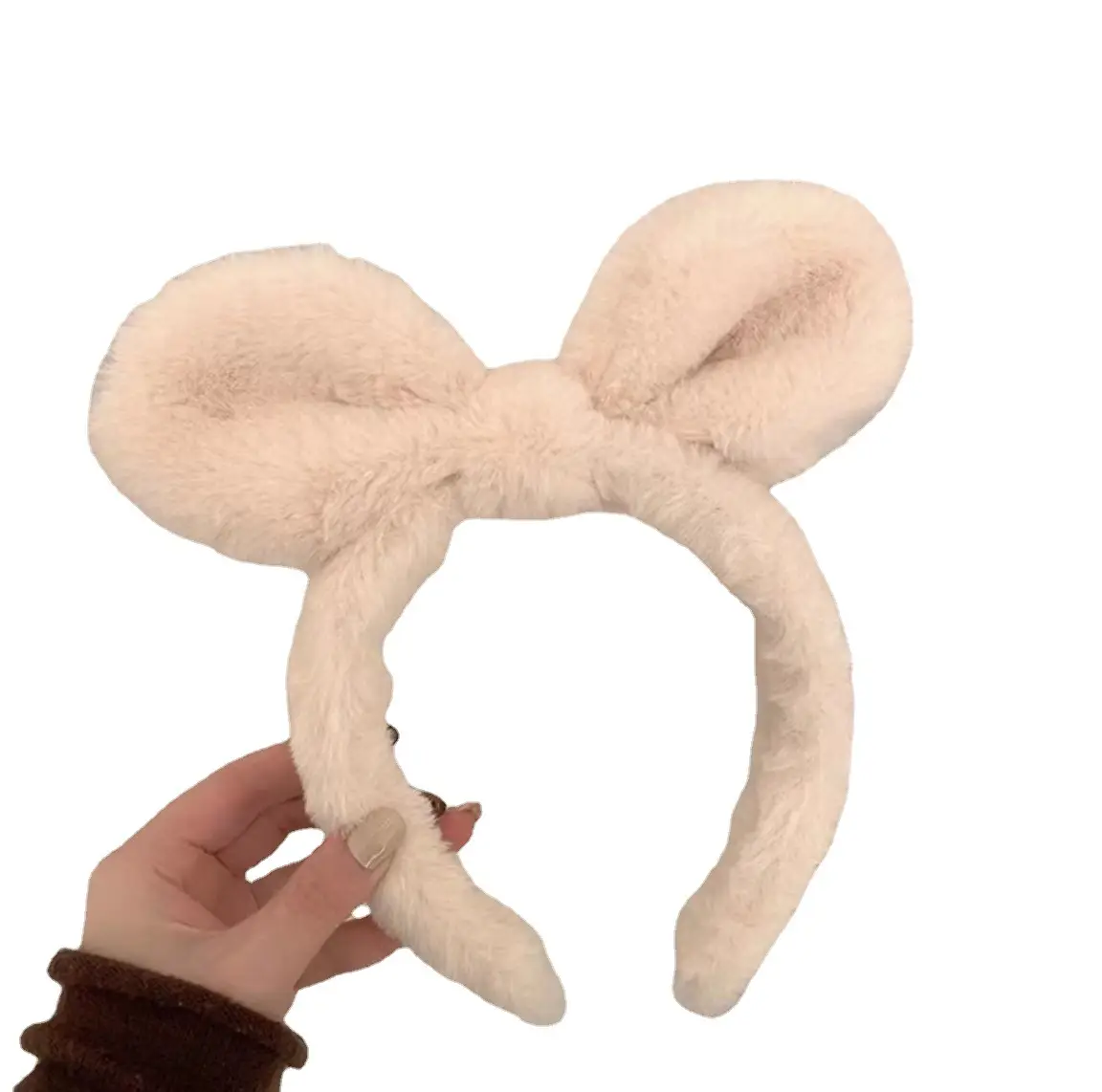 Autumn Plush Rabbit Ear Headband for Girls - Image 14