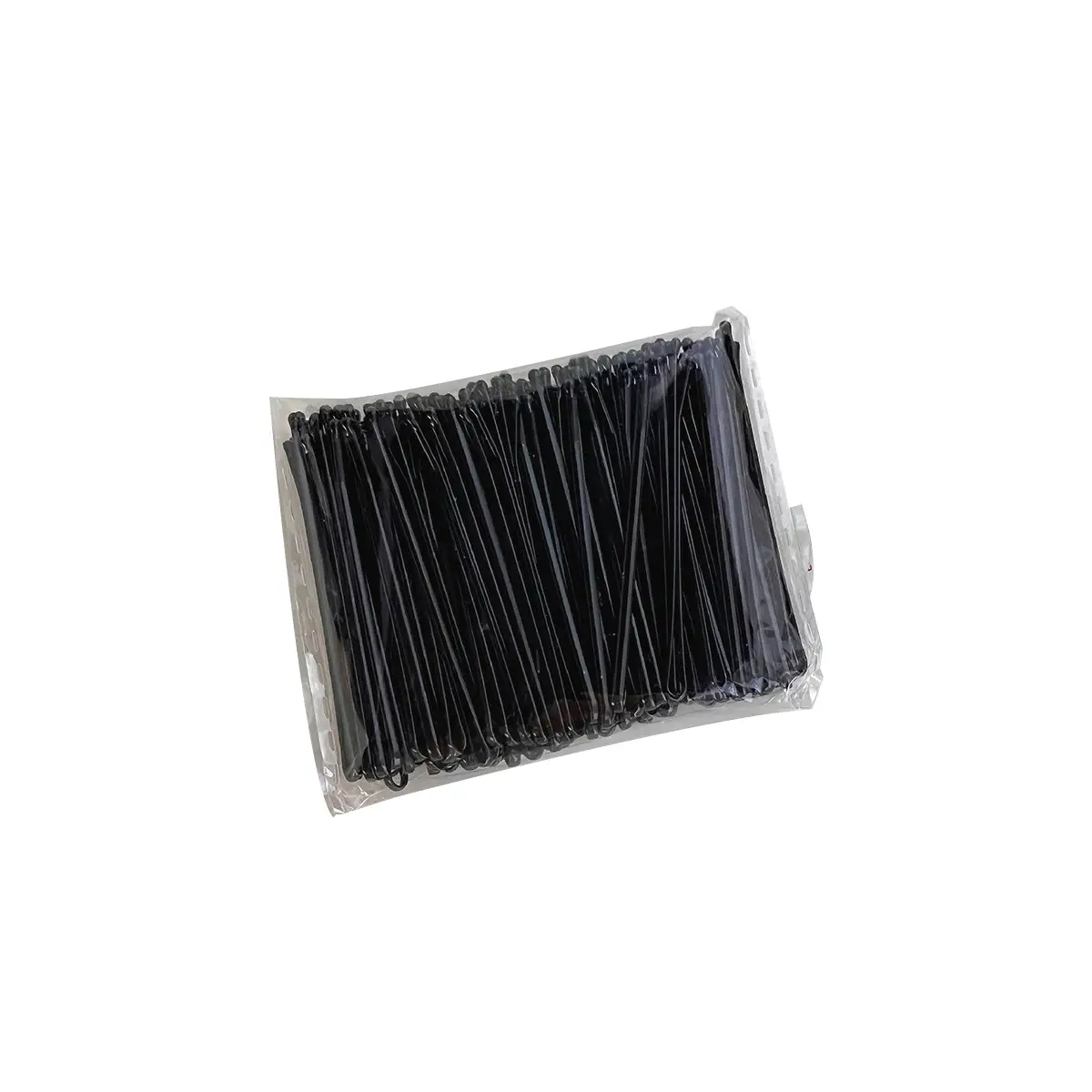 100-Piece Black Spray Painted Hair Clips for Men Women - Image 16