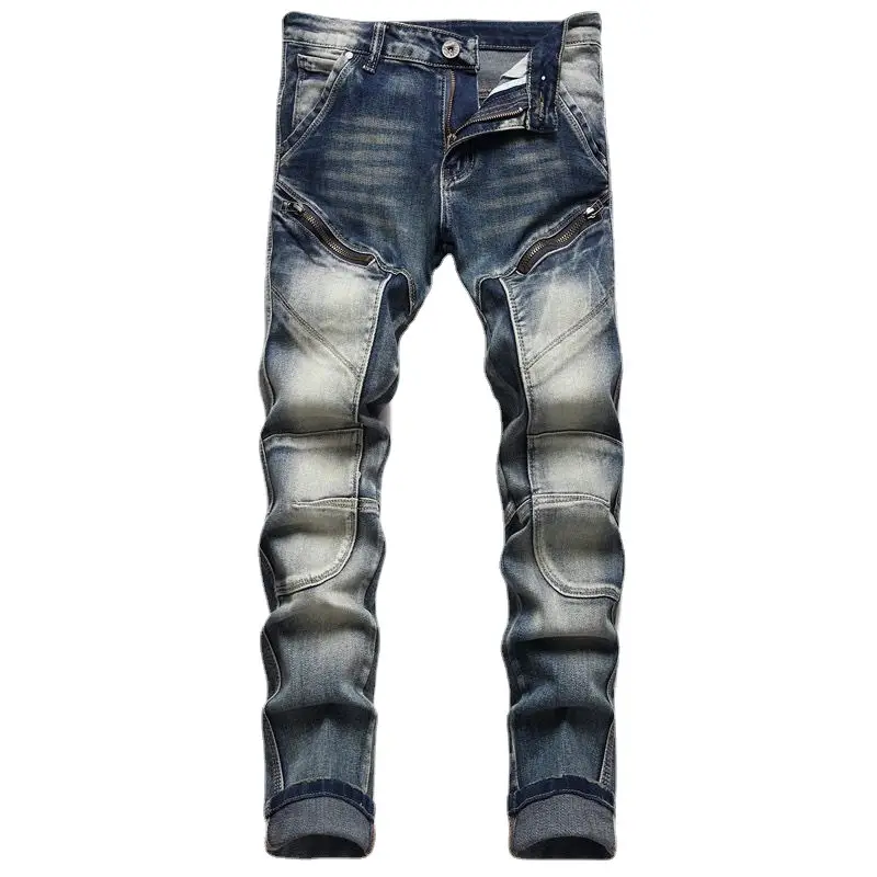 Men's Slim Fit Stretch Jeans Spring Autumn Trendy - Image 14