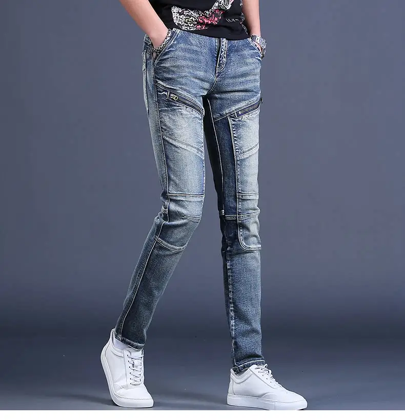 Men's Slim Fit Stretch Jeans Spring Autumn Trendy — feature 12