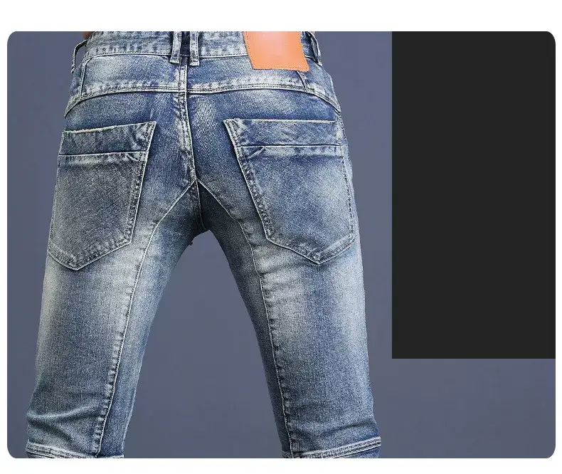 Men's Slim Fit Stretch Jeans Spring Autumn Trendy — feature 7