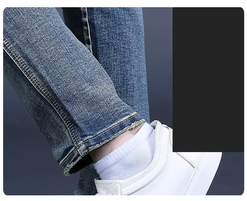 Men's Slim Fit Stretch Jeans Spring Autumn Trendy — feature 8