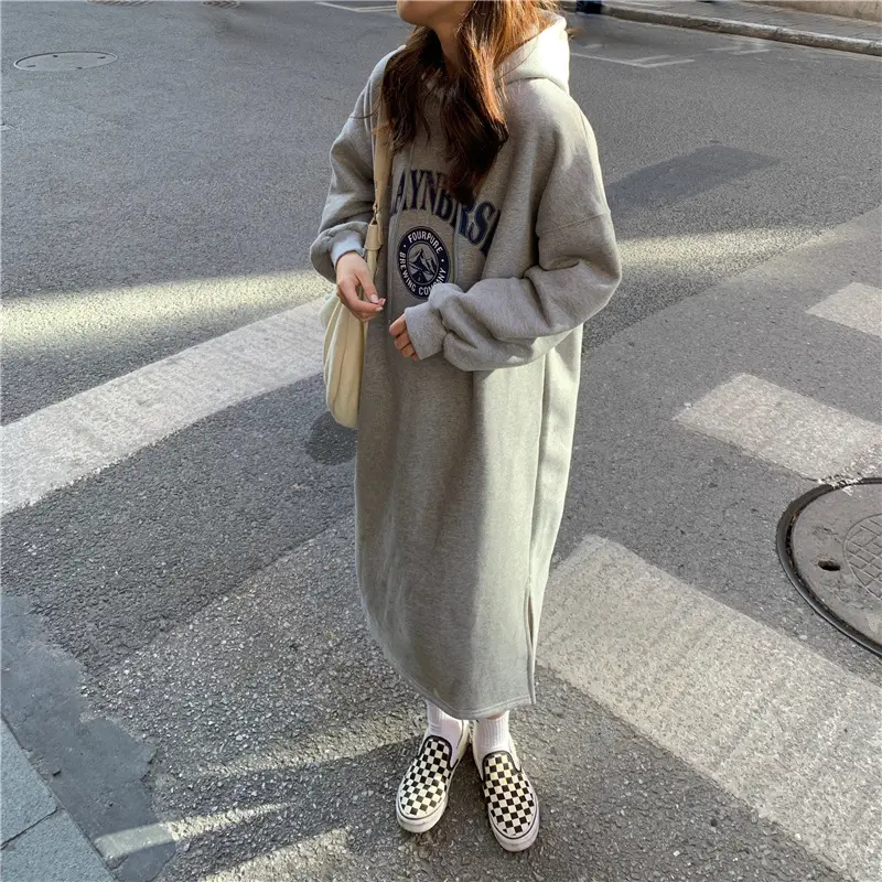 Women Velvet Padded Over-the-Knee Skirt 2022 Winter — feature 13