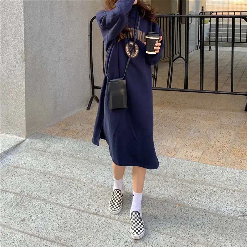Women Velvet Padded Over-the-Knee Skirt 2022 Winter — feature 24