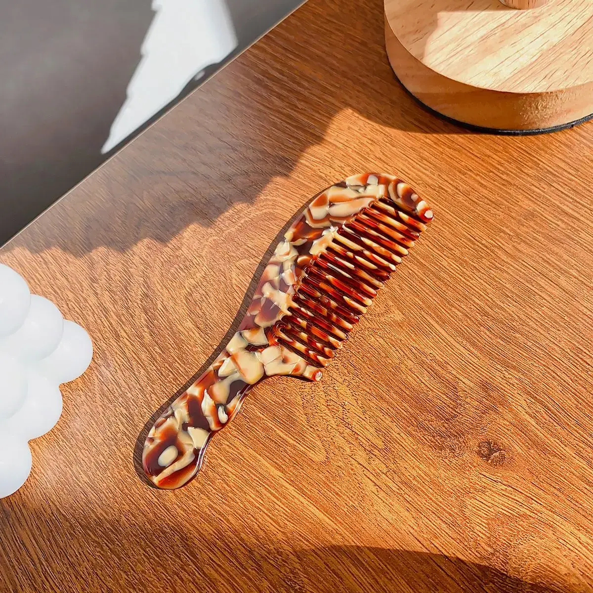 Women Anti-Static Hair Comb Retro Acetic Acid - Image 3