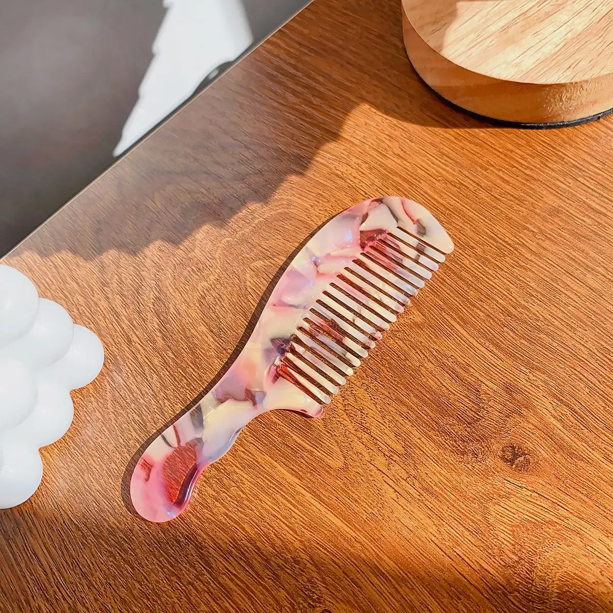 Women Anti-Static Hair Comb Retro Acetic Acid - Image 4