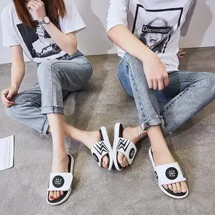 Summer Slippers Velcro Couple Slippers Outdoor Non-Slip Vietnamese Beach Shoes Outer Wear Sandals Flats Slippers for Men — feature 31
