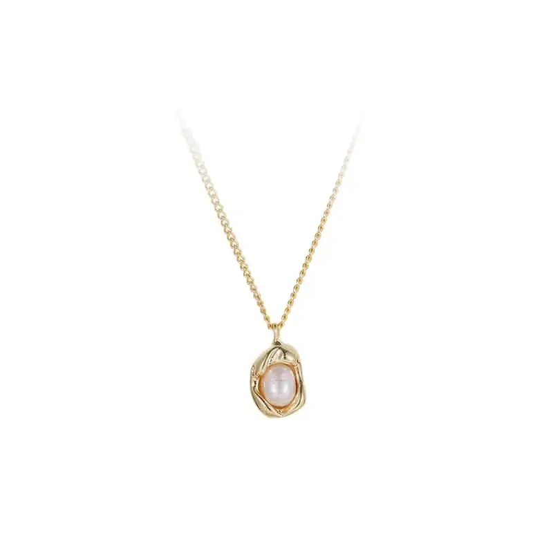 14K Gold Pearl Necklace for Women - Image 6