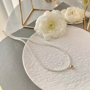14K Gold Pearl Necklace for Women — feature 5
