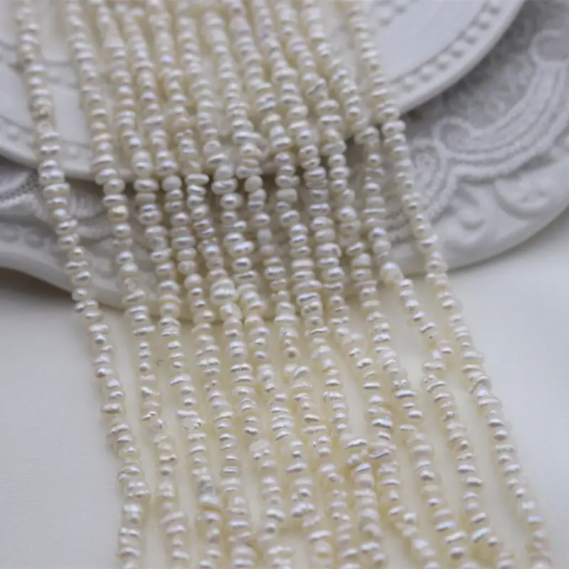 Wild Pearl Crooked Chain Mini Baby Jewelry - Image 3