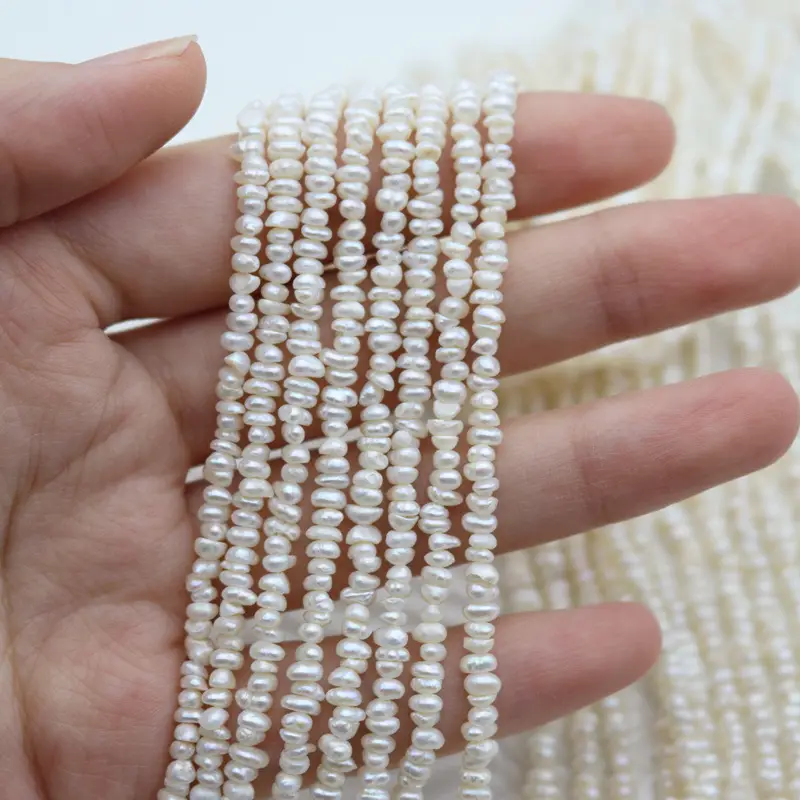 Wild Pearl Crooked Chain Mini Baby Jewelry - Image 4