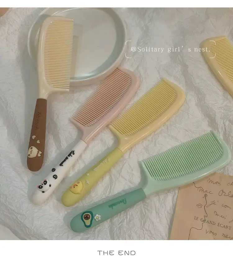 Cute Cartoon Glue Hair Comb for Girls Women — feature 10