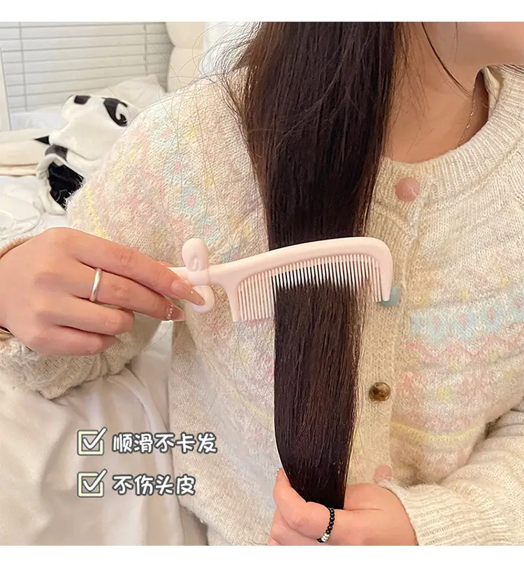 Cute Cartoon Glue Hair Comb for Girls Women — feature 14
