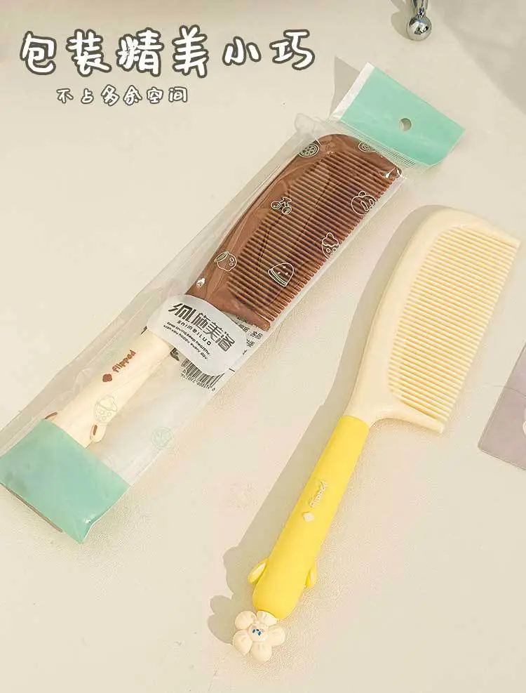 Cute Cartoon Glue Hair Comb for Girls Women — feature 19