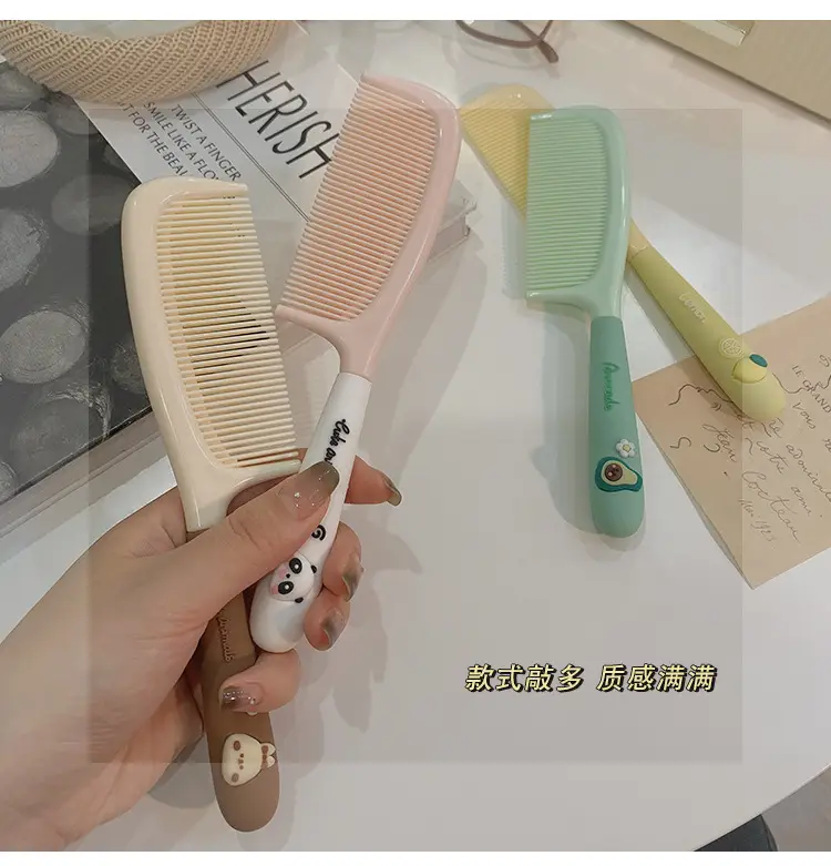 Cute Cartoon Glue Hair Comb for Girls Women — feature 6