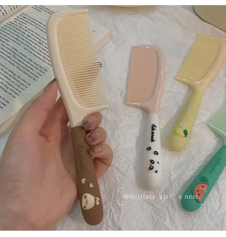 Cute Cartoon Glue Hair Comb for Girls Women — feature 9